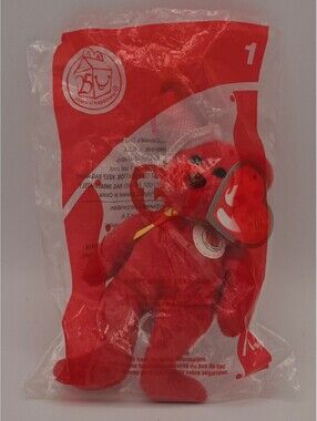 2004 McDonald's Ty Teanie Beanie 25 Years Beanie Bear